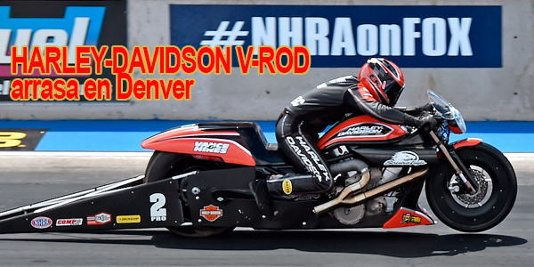V Rodriguez Riding HARLEY-DAVIDSON V-ROD arrasa en Denver | Motoclubs México