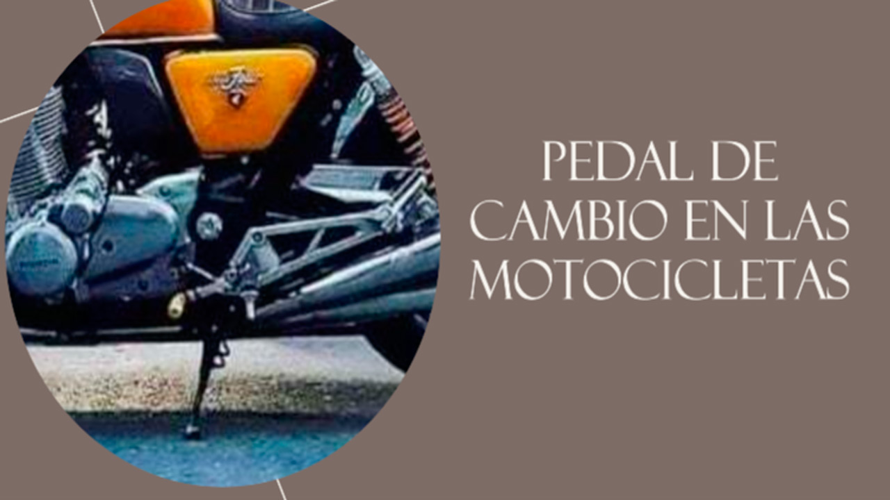 pedal de cambio en las motocicletas