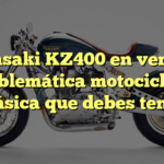 Kawasaki KZ400 en venta: la emblemática motocicleta clásica que debes tener