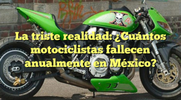 La triste realidad: ¿Cuántos motociclistas fallecen anualmente en México?
