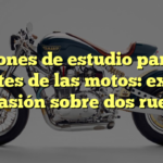 Opciones de estudio para los amantes de las motos: explora tu pasión sobre dos ruedas