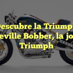 Descubre la Triumph Bonneville Bobber, la joya de Triumph