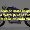 Los cascos de moto inspirados en Star Wars: ¡Que la fuerza te acompañe en cada viaje!
